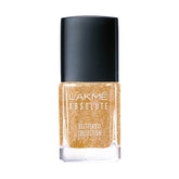 Lakme Absolute Gel Stylist Color Nail Polish 118 Champagne Sparkle - 12ml